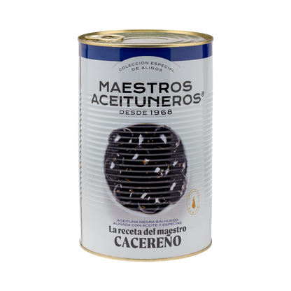 Aceitunas negras con aceite y especias (La receta del Maestro Cacereño)